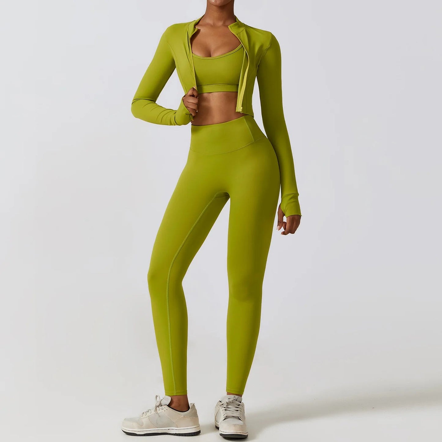Sportieve 2/3-delige Workoutset met Armwarmers