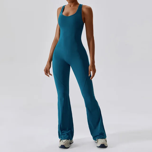 Dames Multifunctionele Jumpsuit voor Workout en Evenementen