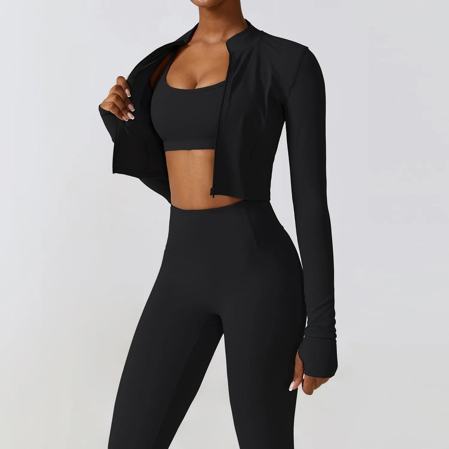 Sportieve 2/3-delige Workoutset met Armwarmers