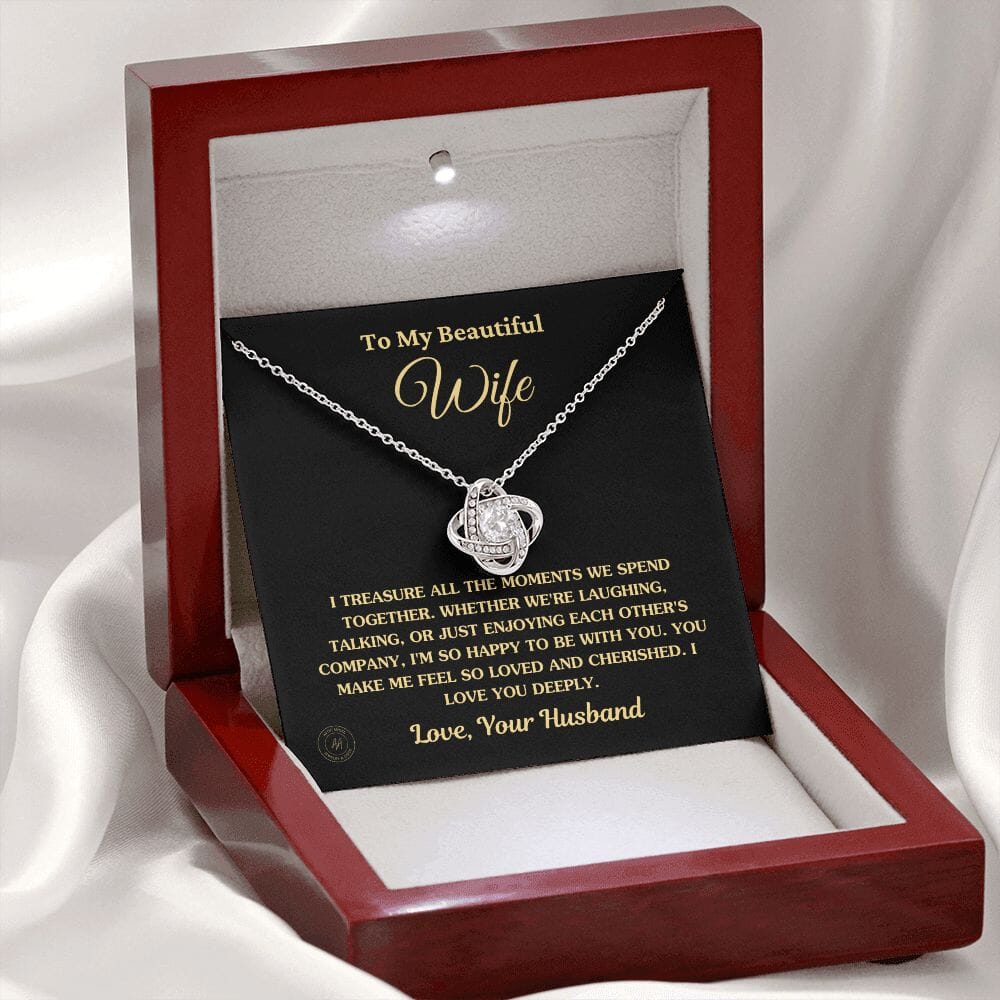Knoop Ketting met 6mm Cubic Zirconia - Symbool van Eeuwige Liefde
