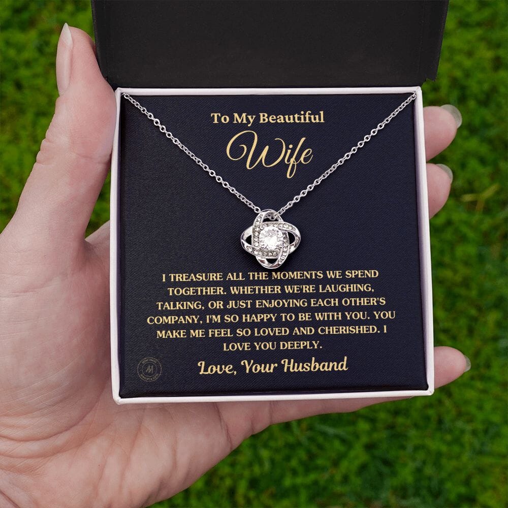 Knoop Ketting met 6mm Cubic Zirconia - Symbool van Eeuwige Liefde
