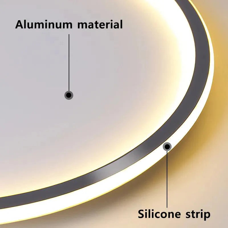 Moderne Elegante Ronde Plafondlamp van Aluminium