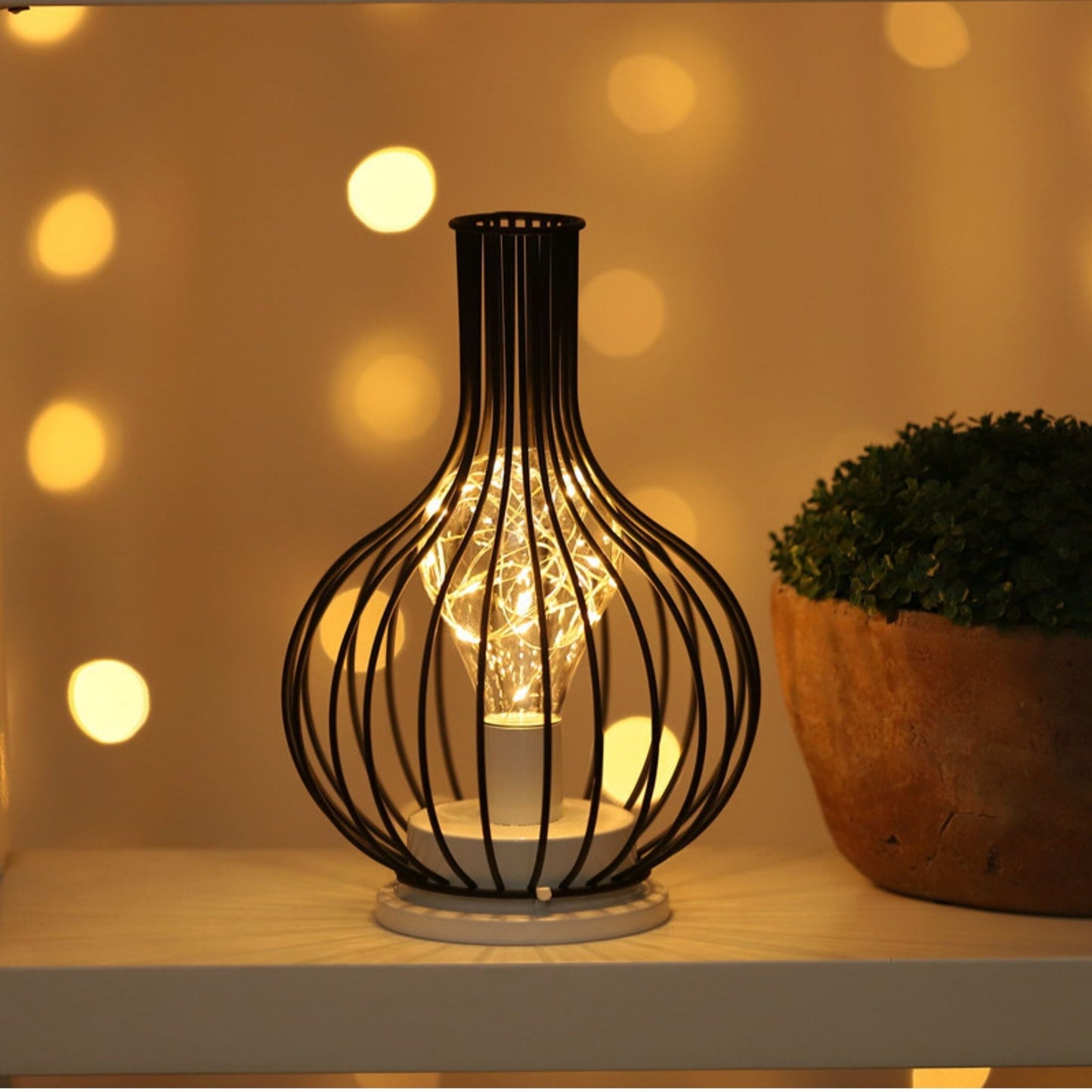 Draadloze Moderne Tafellamp van Metaal | Uplight Verlichting