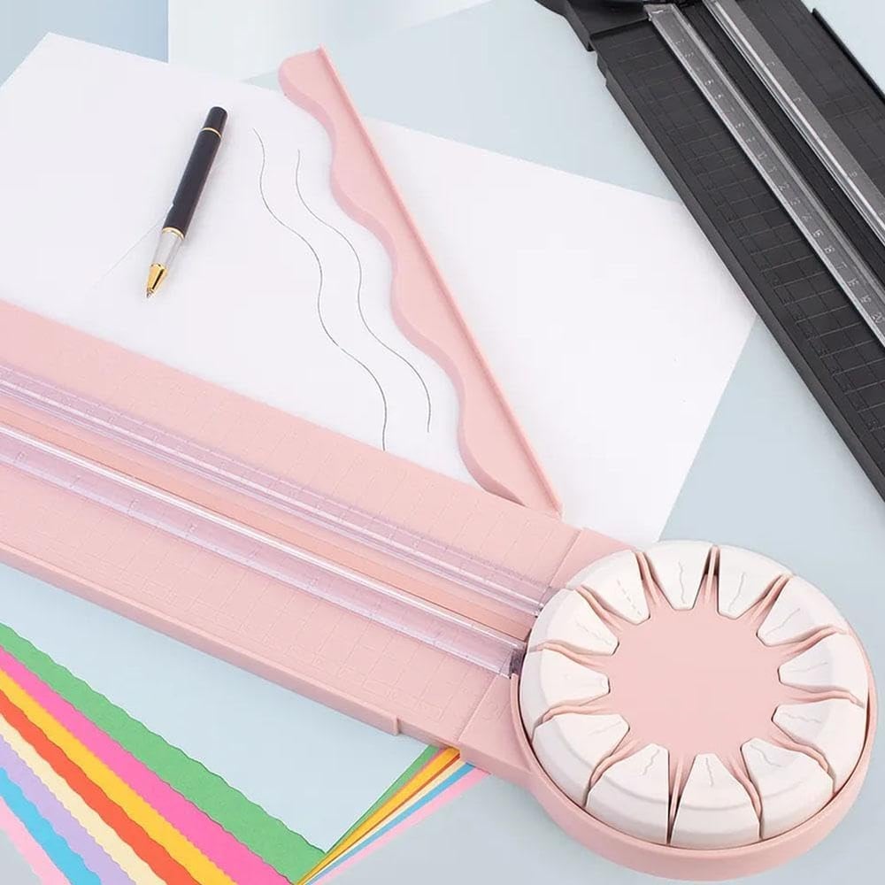 12-in-1 Precision Cutter with 360 Degree Rotating Head and 12 Blades for Creative Designs