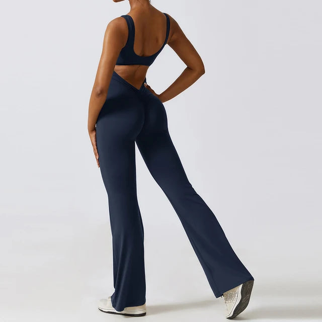Dames Multifunctionele Jumpsuit voor Workout en Evenementen