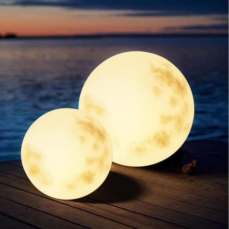 Maanvormige Tuinlamp | Sfeervolle LED Buitenverlichting