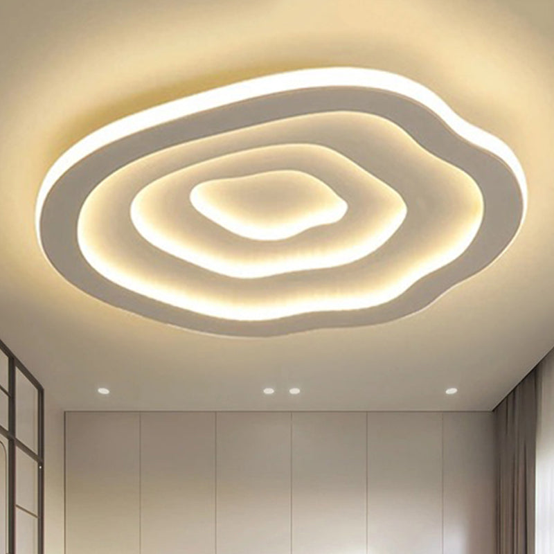Moderne Plafondlamp met Golfpatroon - Energiezuinige LED Verlichting