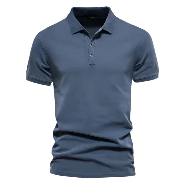 Katoenen Pique Polo Heren voor Stijlvolle Look