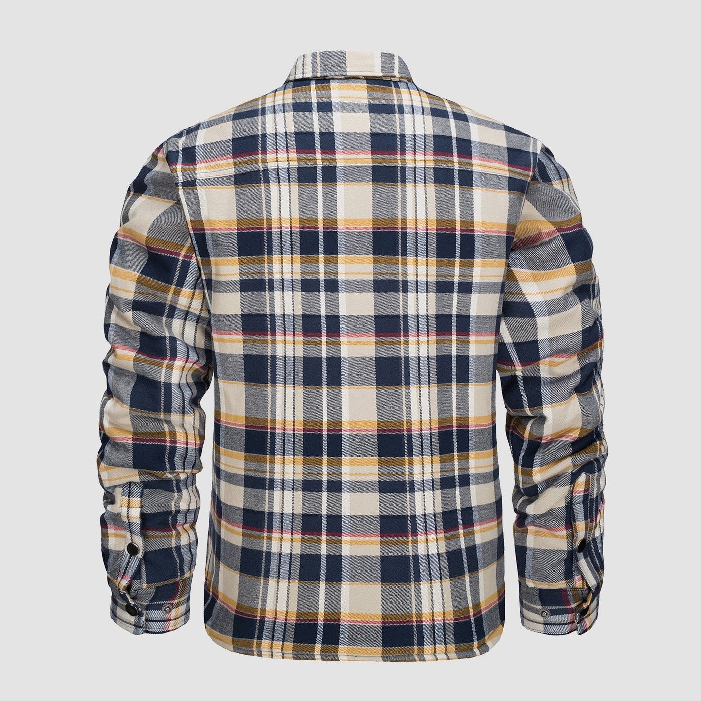 Heren Flanellen Vest met Gewatteerde Voering voor de Winter