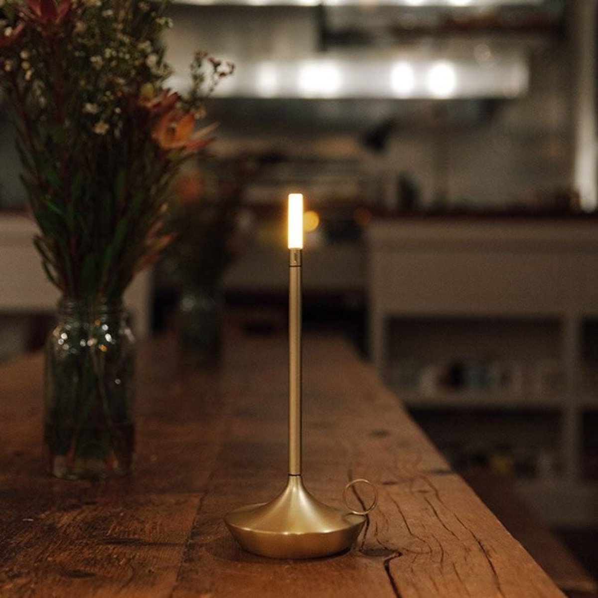 Sfeervolle Scandinavische Kaarslamp met LED Verlichting