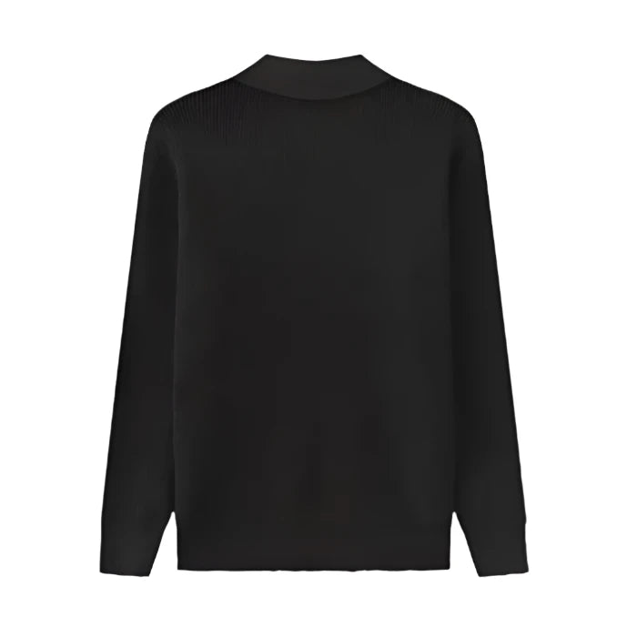 Half Zip Polo Sweater voor heren - Stijlvolle Casual Trui