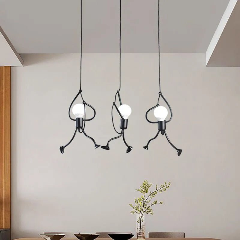 Vrolijke Popvormige Hanglamp | Speelse Verlichting voor Kinderen