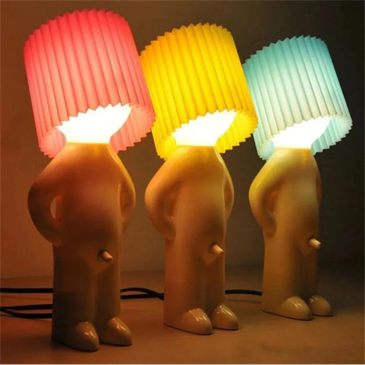 Grappige Draadloze LED Lamp voor Vrolijke Sfeer