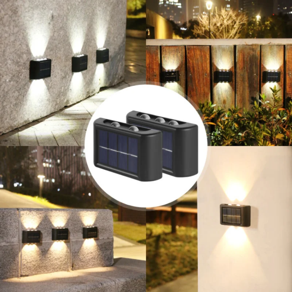 Tuinwandlampen Op Zonne-energie | Milieuvriendelijke Verlichting