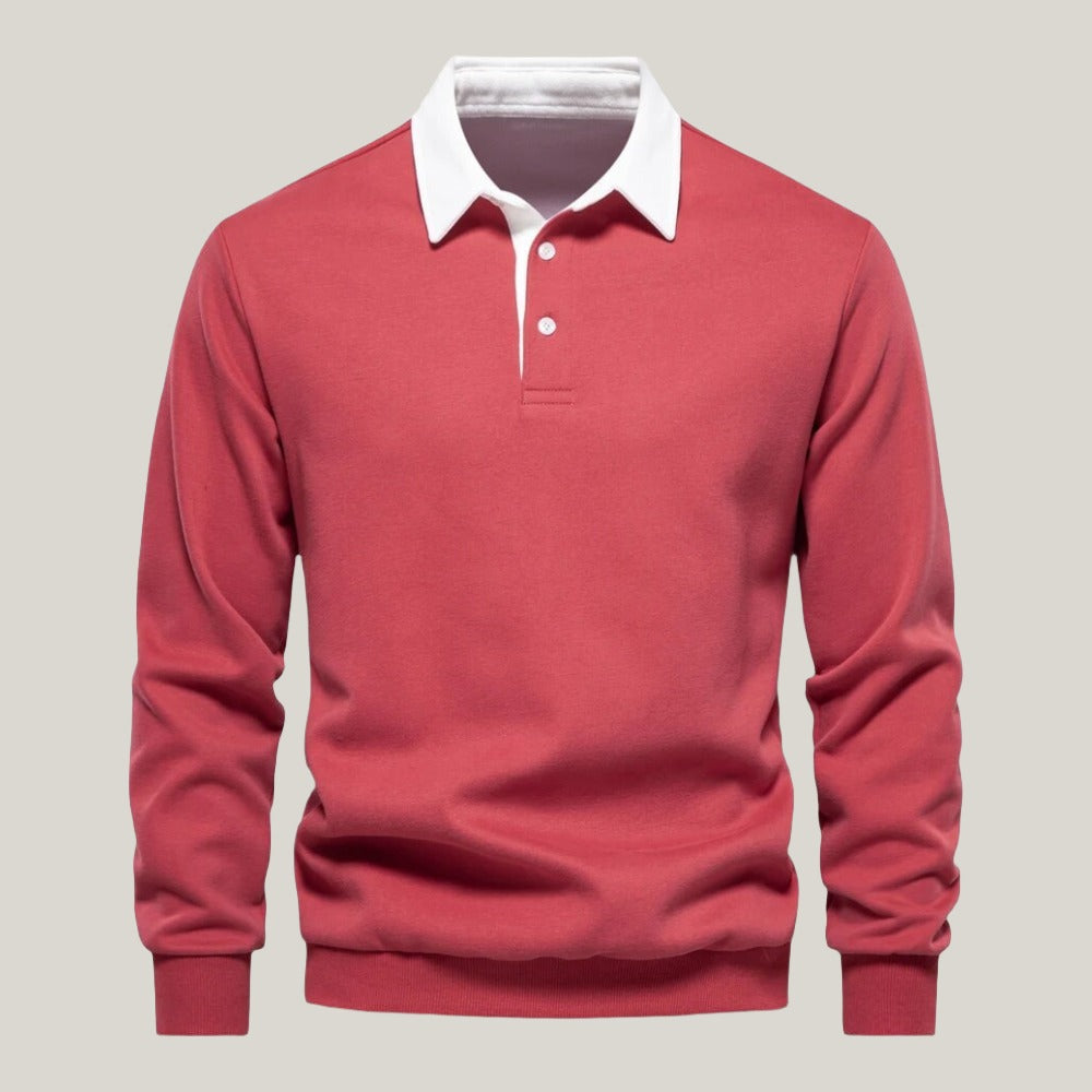 Herenpolo Lange Mouwen | Tijdloze Elegantie en Comfort