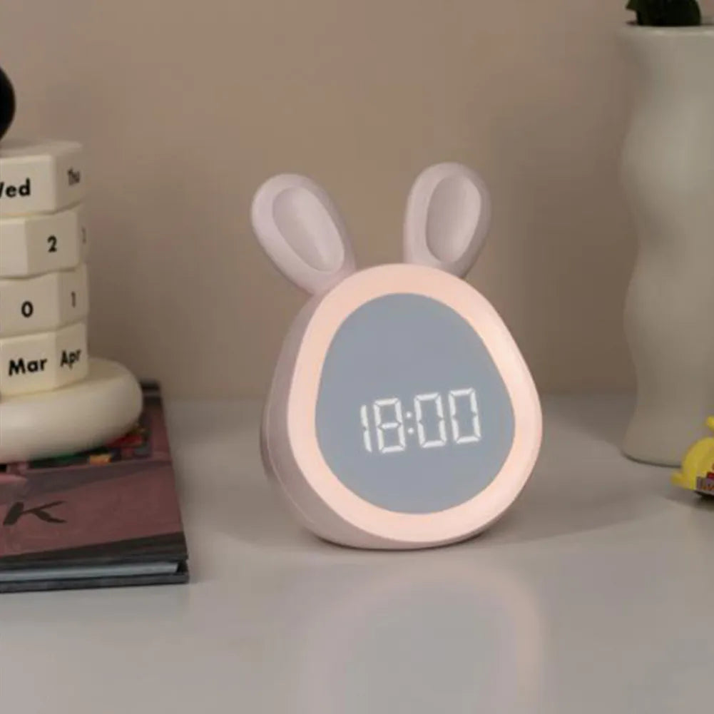 Schattige Digitale Wekker Konijn met Nachtlampje