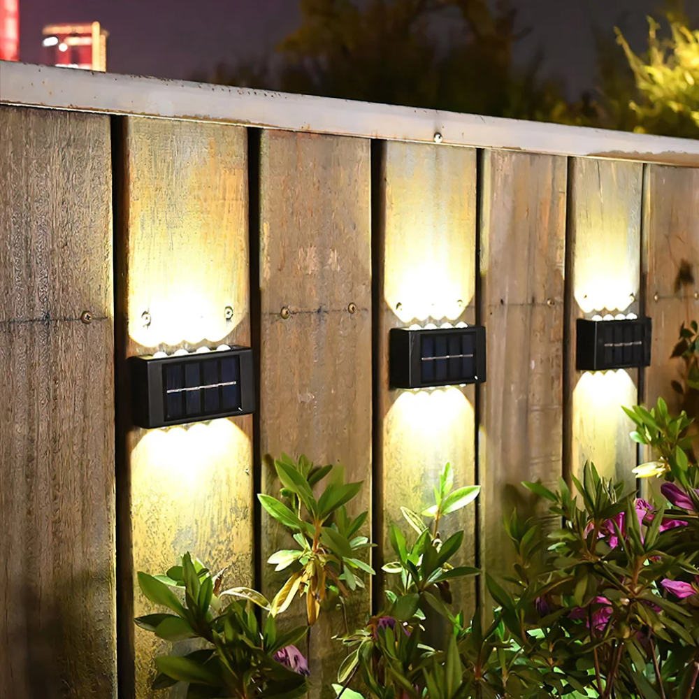 Tuinwandlampen Op Zonne-energie | Milieuvriendelijke Verlichting