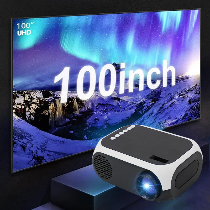 1080P HD Projector - Vivid Image - Quiet and Clear - Private Cinema