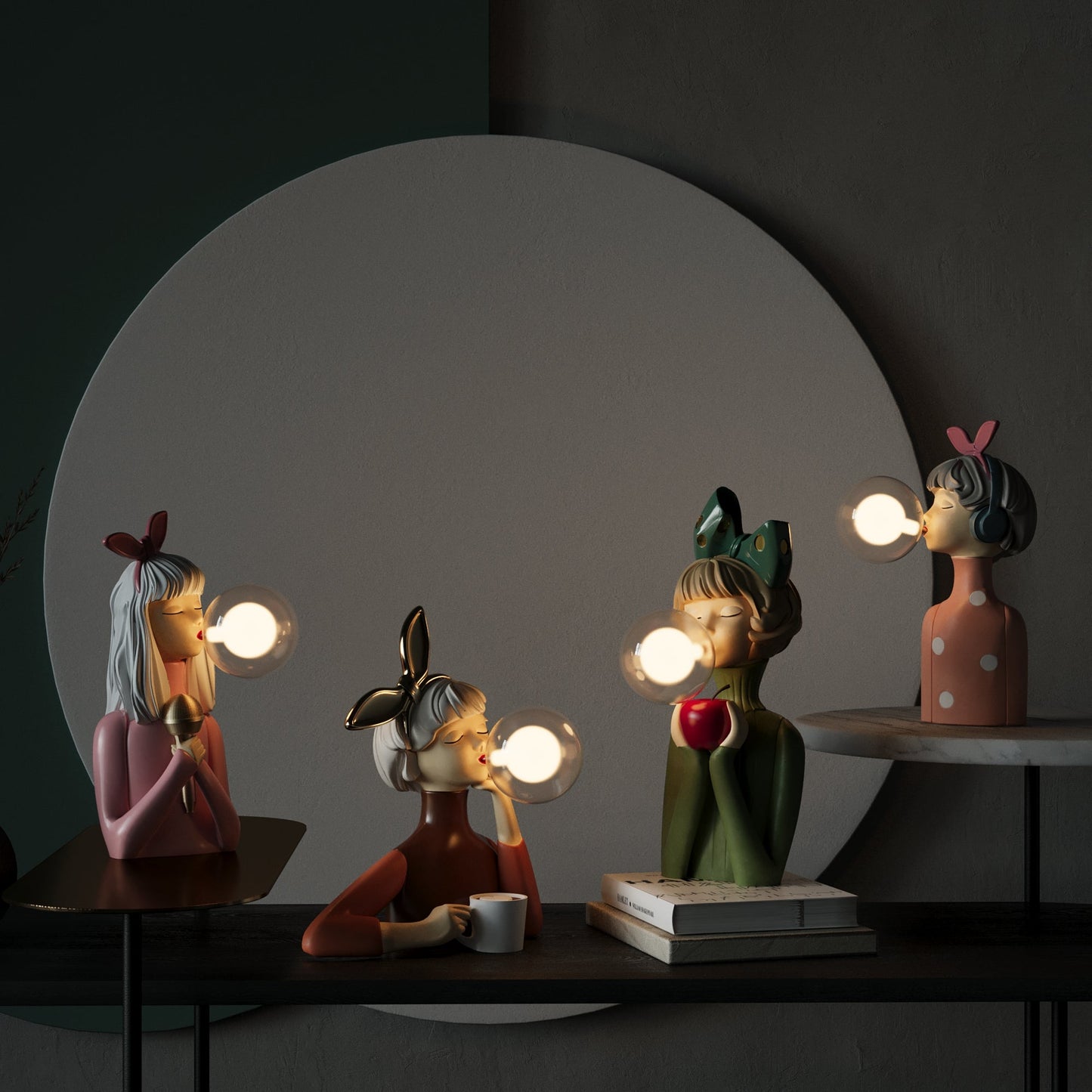 Elegante Handgemaakte Tafellamp van Duurzaam Hout