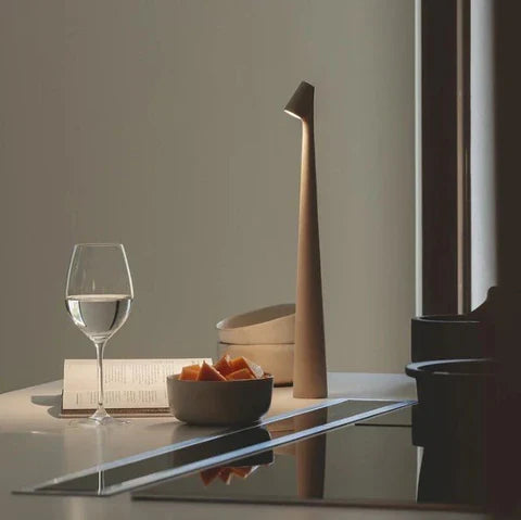 Draadloze LED Tafellamp met Dimfunctie en Stijlvol Design