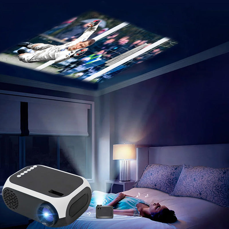 1080P HD Projector - Vivid Image - Quiet and Clear - Private Cinema