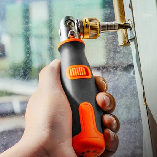 180° Rotating Ratchet Screwdriver - Perfect for Tight Spaces