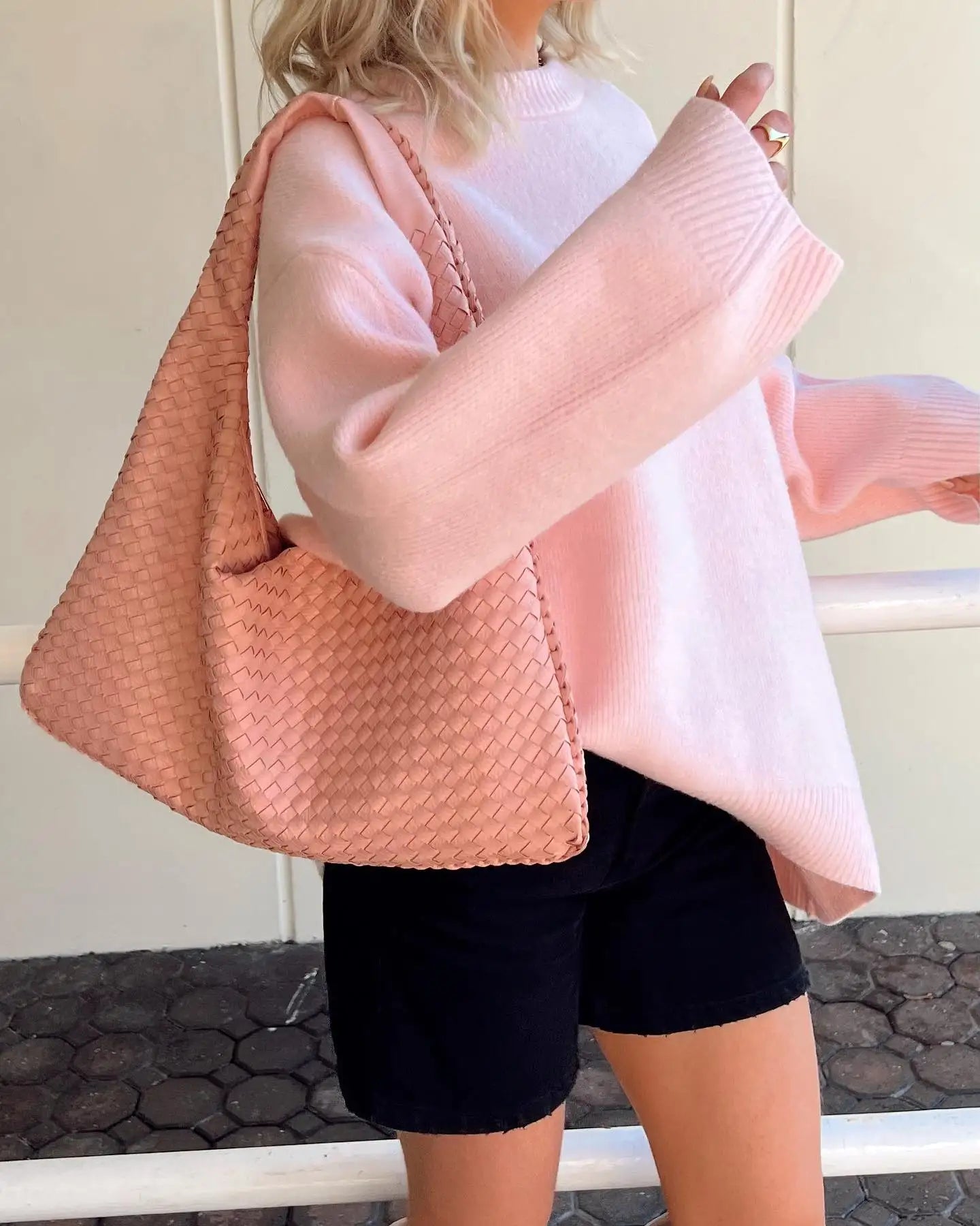 Warme gebreide dames sweater voor stijl en comfort
