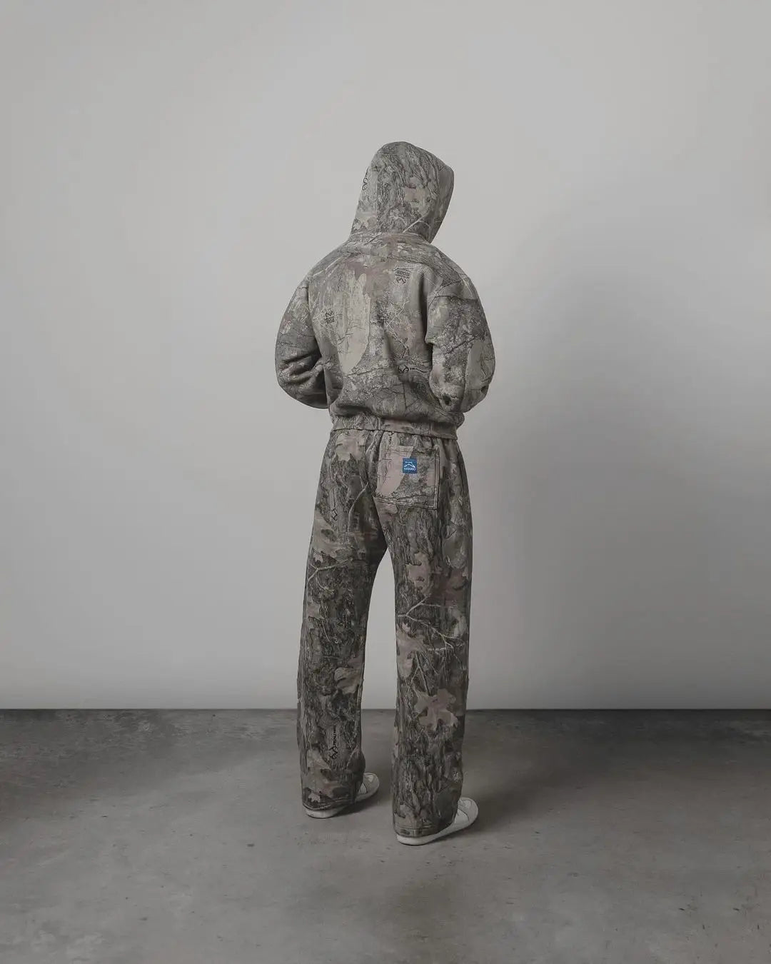 Casual oversized trainingspak voor heren met camouflagepatroon