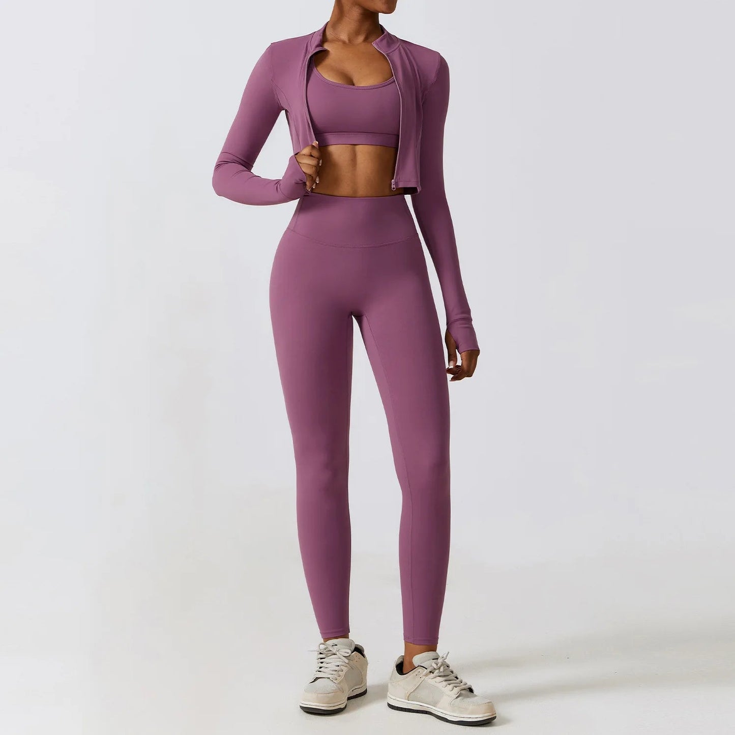 Sportieve 2/3-delige Workoutset met Armwarmers