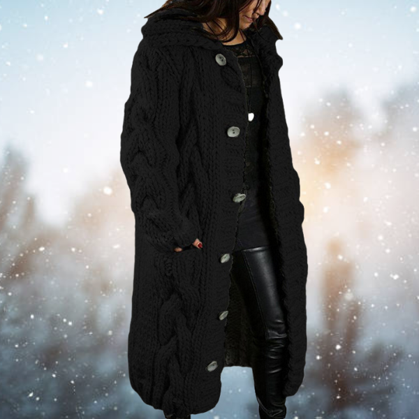 Dik Geweven Dames Vest voor Luxe Comfort en Warmte