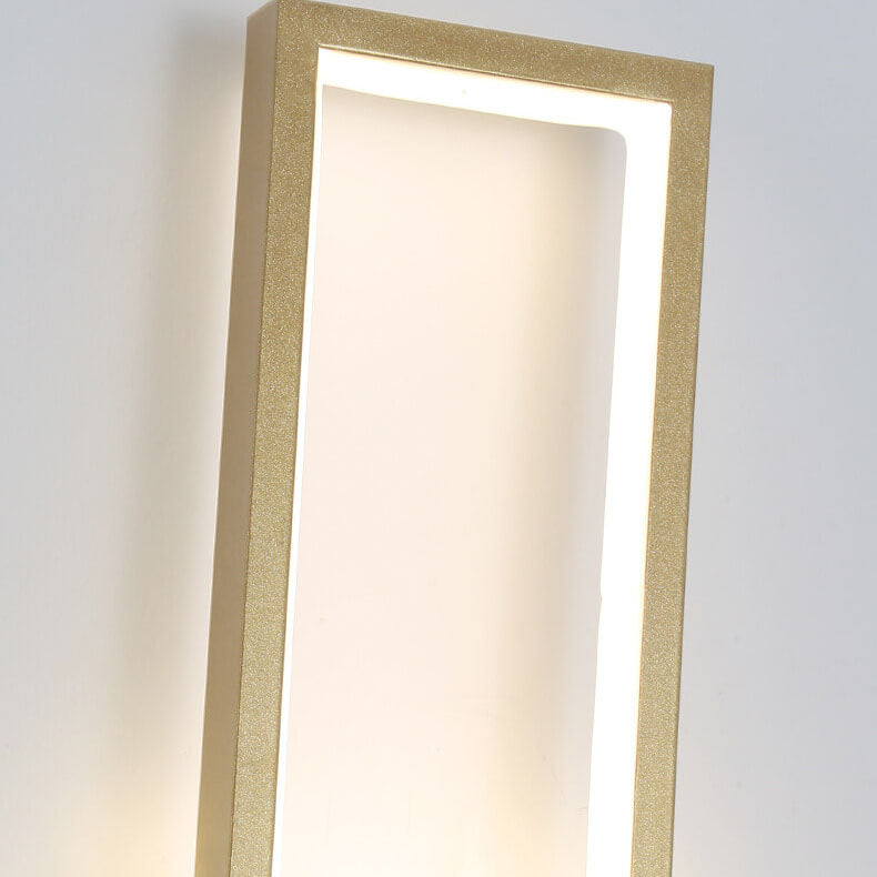 Moderne Gouden LED Wandlamp - Stijlvolle Verlichting voor Woonkamer, Slaapkamer & Hal