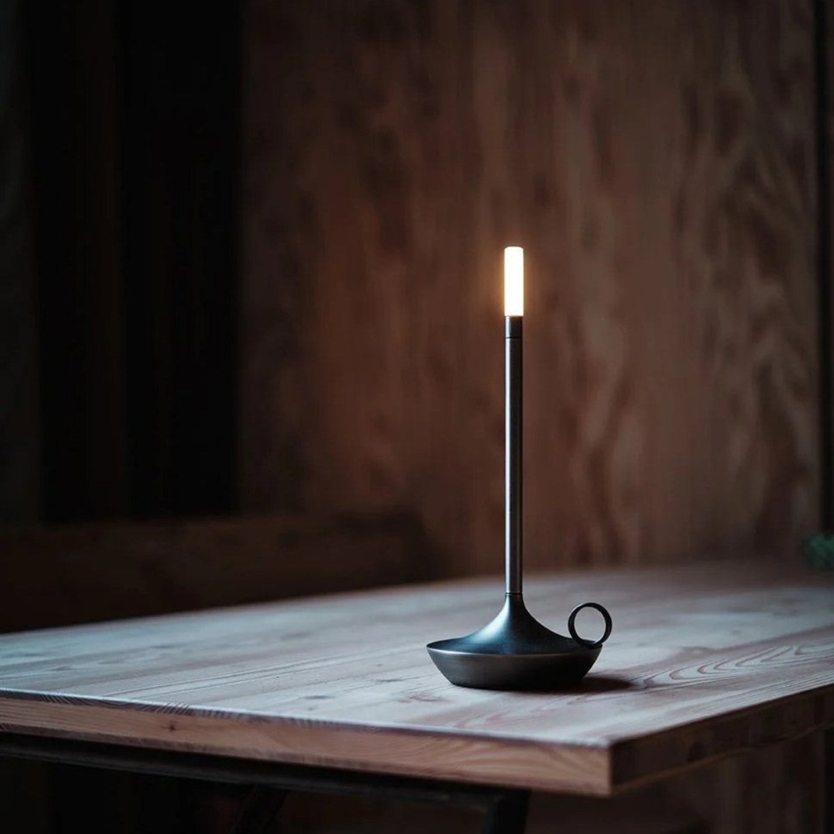Sfeervolle Scandinavische Kaarslamp met LED Verlichting