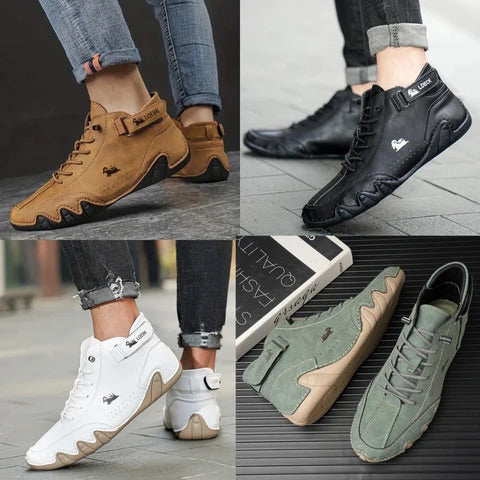 Ultra-comfortabele orthopedische leren schoenen voor pijnvrije beweging