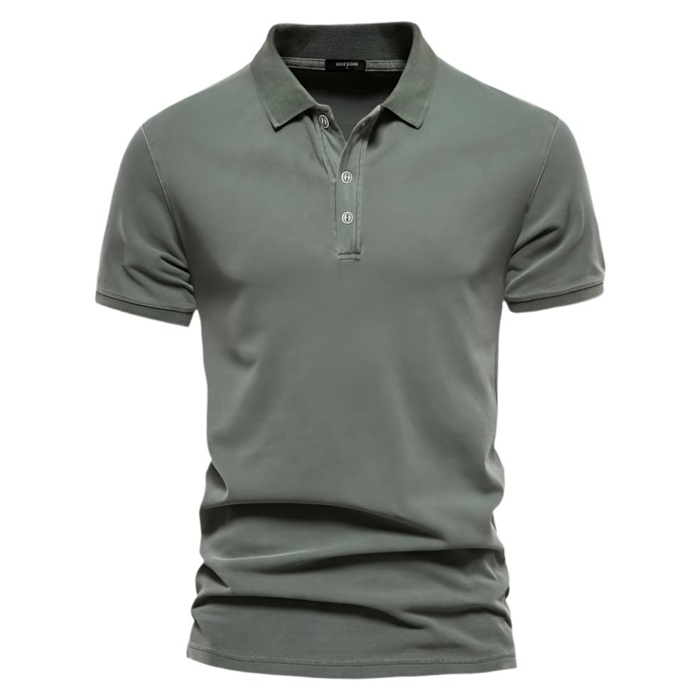 Katoenen Pique Polo Heren voor Stijlvolle Look