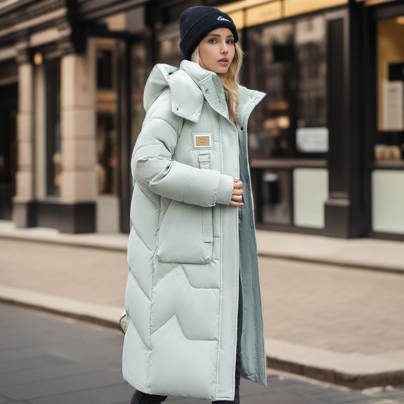 Dames Lange Winterjas - Warme en Comfortabele Winterjas met Capuchon