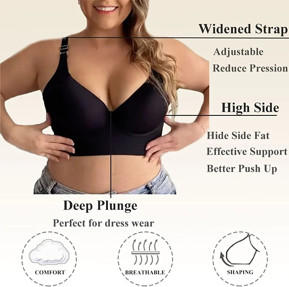 Shapewear BH met diepe cup - comfortabele ondersteuning en gladde afwerking