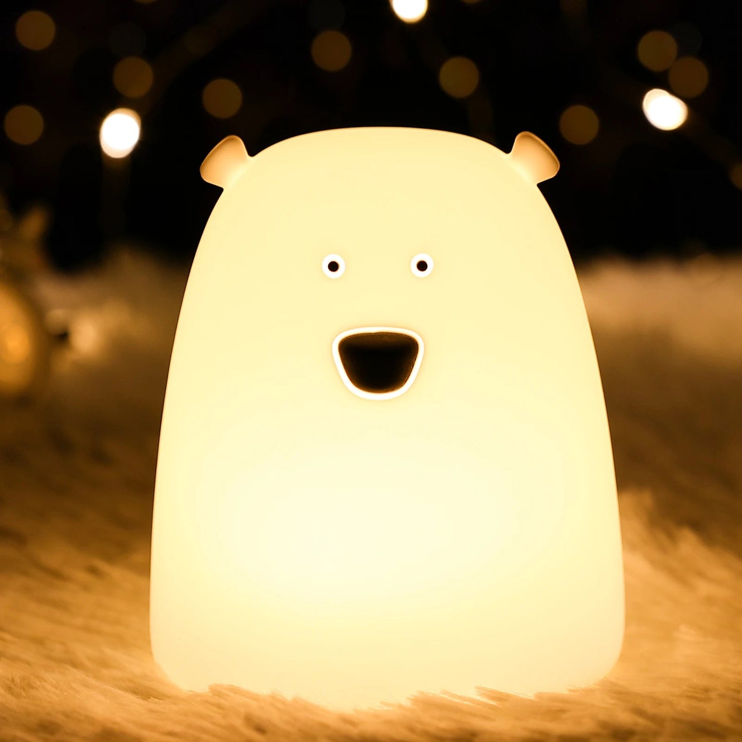 Schattig Draagbaar Nachtlampje met Multi-Kleuren Licht