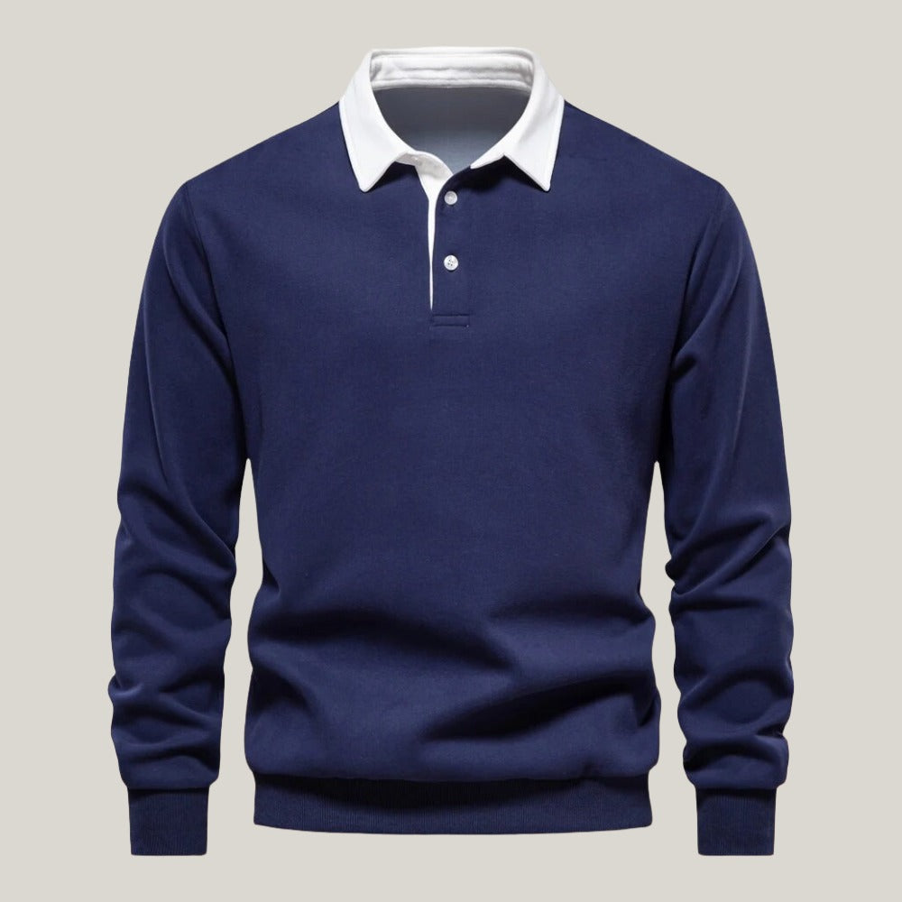 Herenpolo Lange Mouwen | Tijdloze Elegantie en Comfort