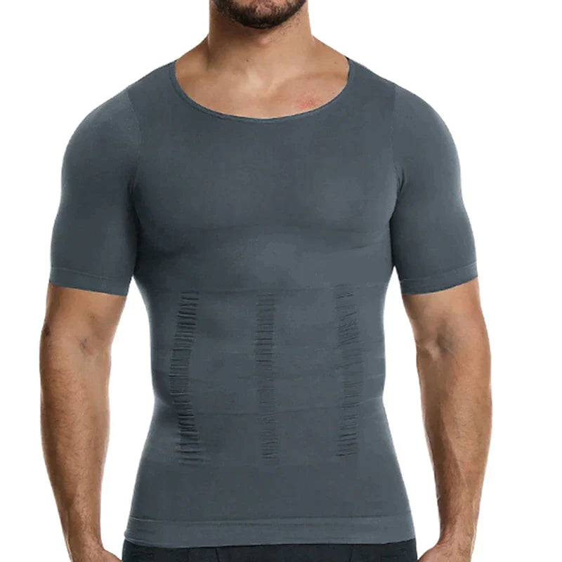 Geavanceerd Afslank T-Shirt voor Mannen - Verbeter Uw Silhouet