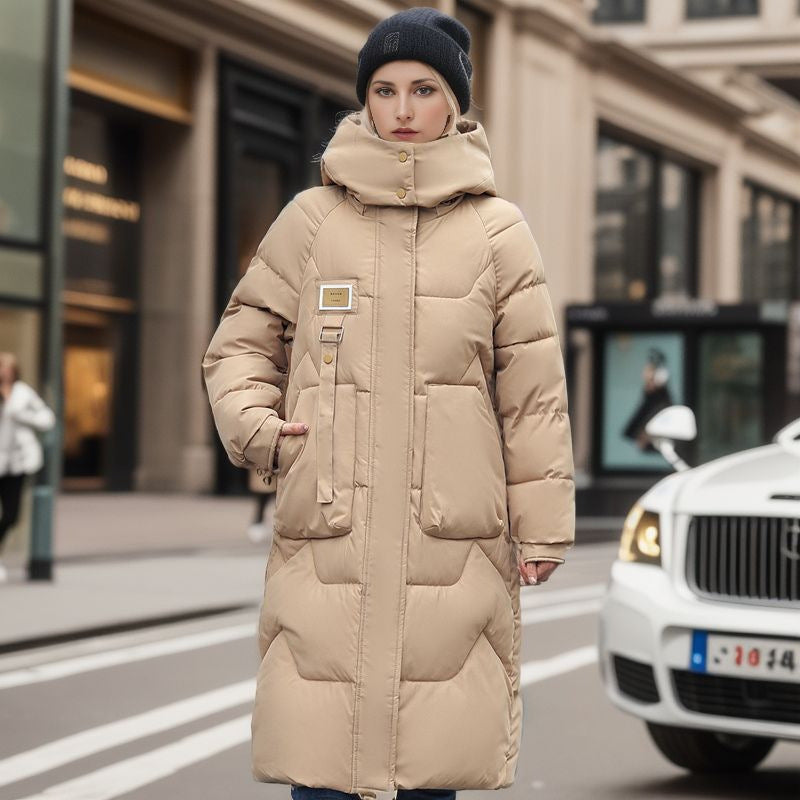 Dames Lange Winterjas - Warme en Comfortabele Winterjas met Capuchon