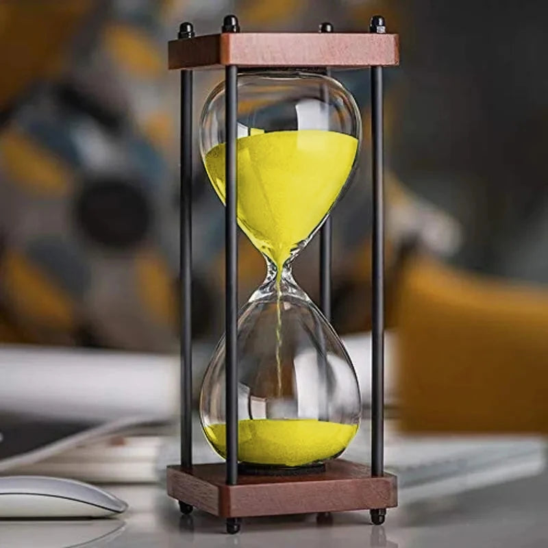 60-Minuten Zandloper voor Tijdbeheer en Decoratie