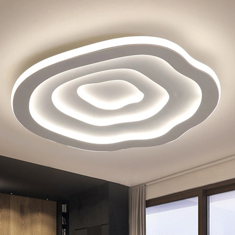 Moderne Plafondlamp met Golfpatroon - Energiezuinige LED Verlichting
