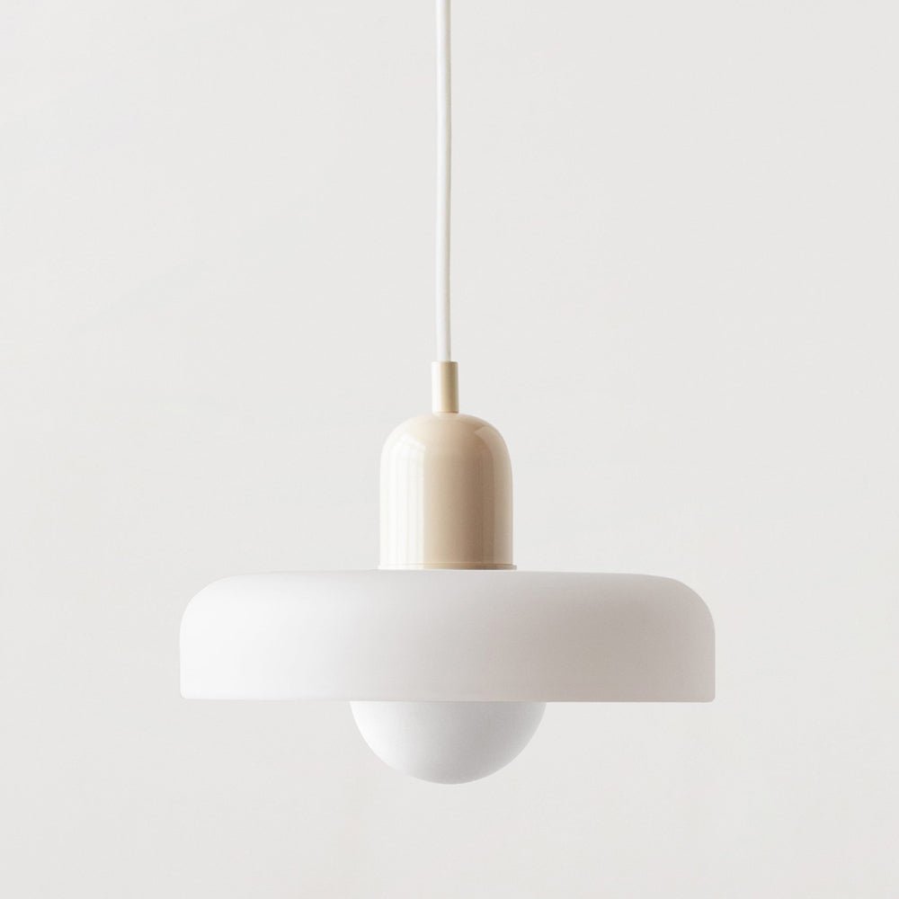 Kleurrijke hanglamp van glas-in-lood met modern design