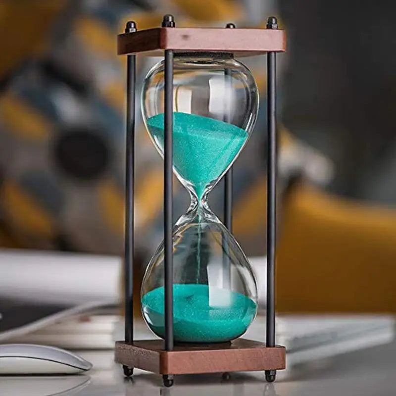 60-Minuten Zandloper voor Tijdbeheer en Decoratie