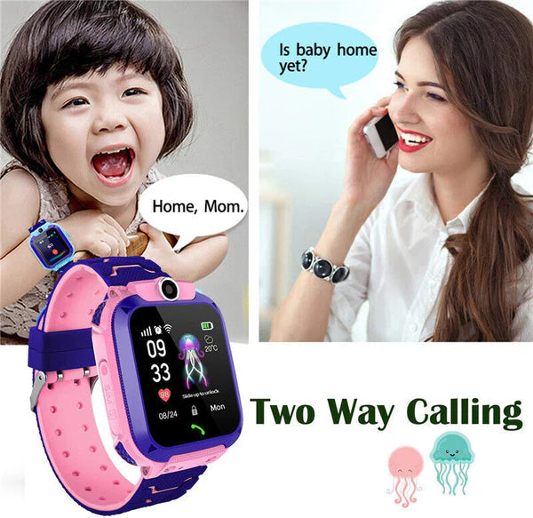 Kinder GPS-horloge met Real-time Locatie en Bellen - Veiligheidsfuncties en Speelgebied Beperking