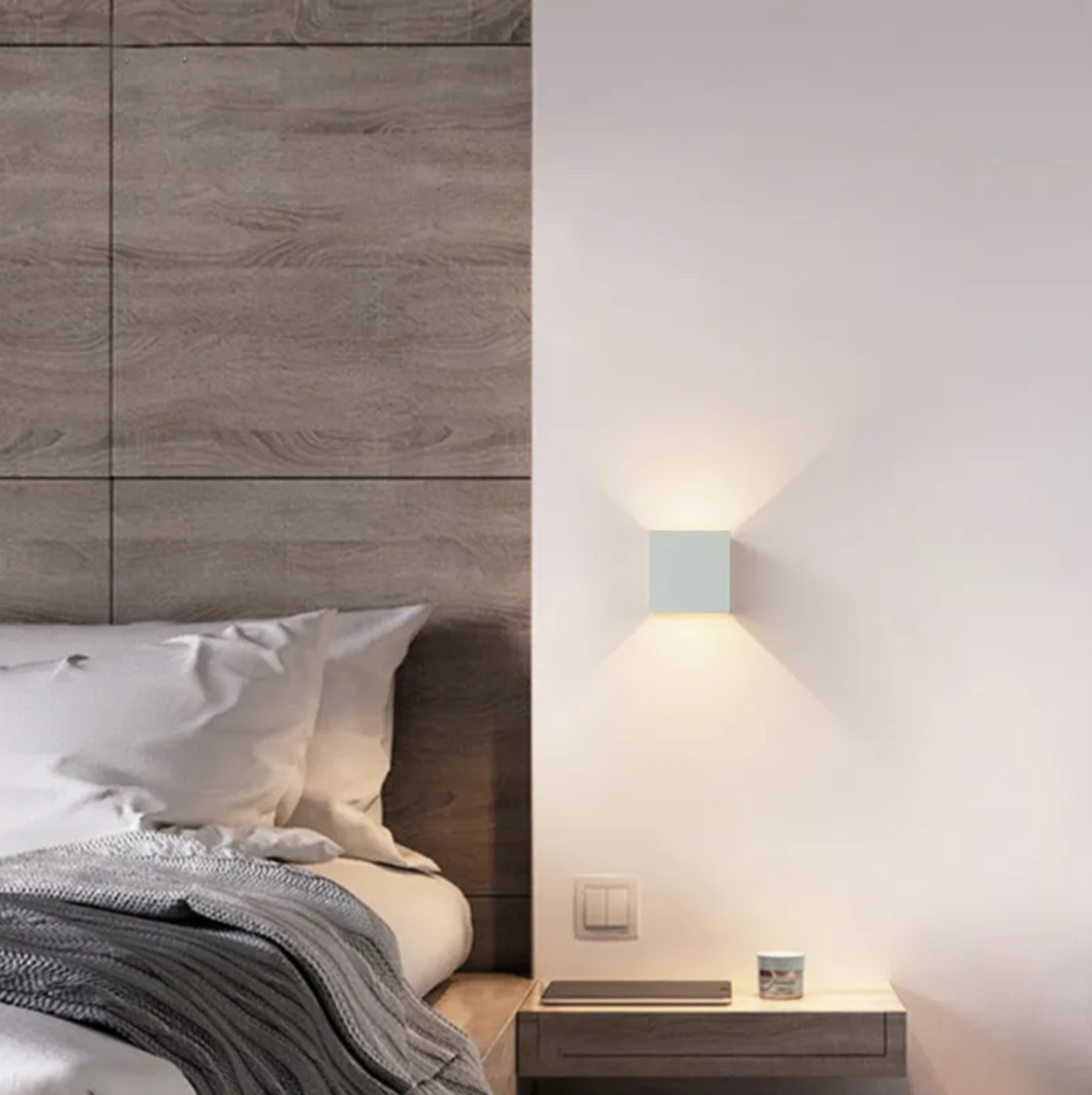 Draadloze elegante wandlamp met instelbare helderheid