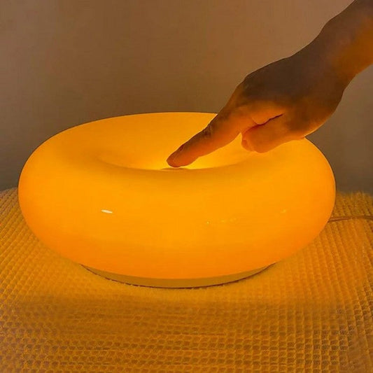 Moderne LED Donut Muur- en Tafellamp in Bauhaus Stijl