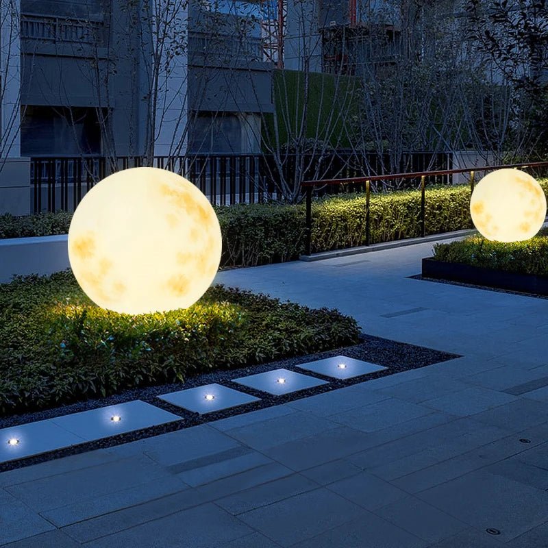 Maanvormige Tuinlamp | Sfeervolle LED Buitenverlichting