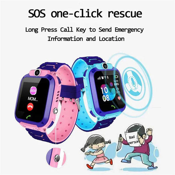 Kinder GPS-horloge met Real-time Locatie en Bellen - Veiligheidsfuncties en Speelgebied Beperking
