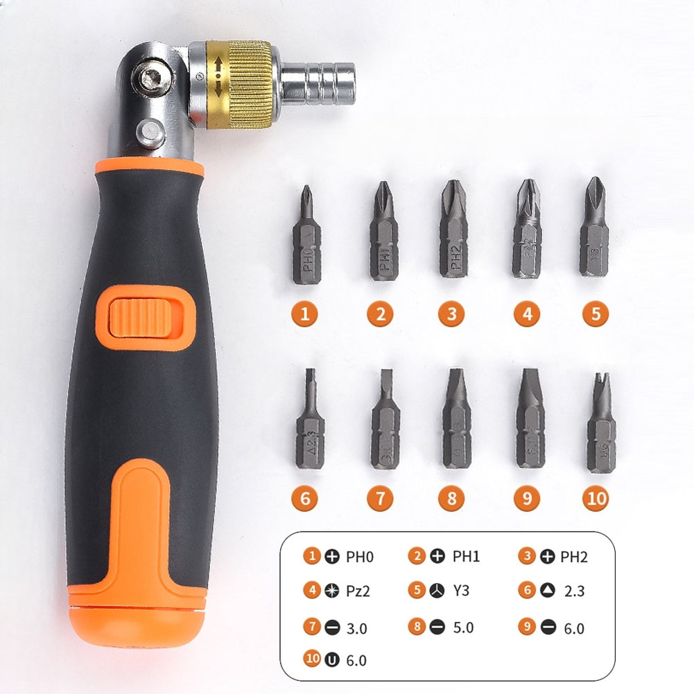 180° Rotating Ratchet Screwdriver - Perfect for Tight Spaces